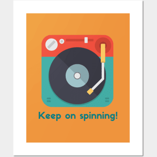 Turntable - Keep on spinning Posters and Art